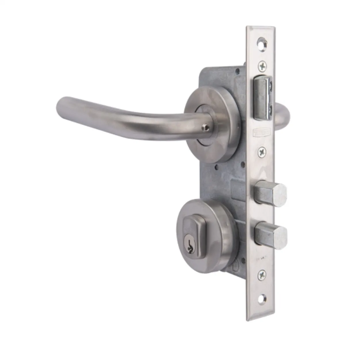 SCANAVINI - Cerradura embutida acceso acero inoxidable 2 manillas L 1080960