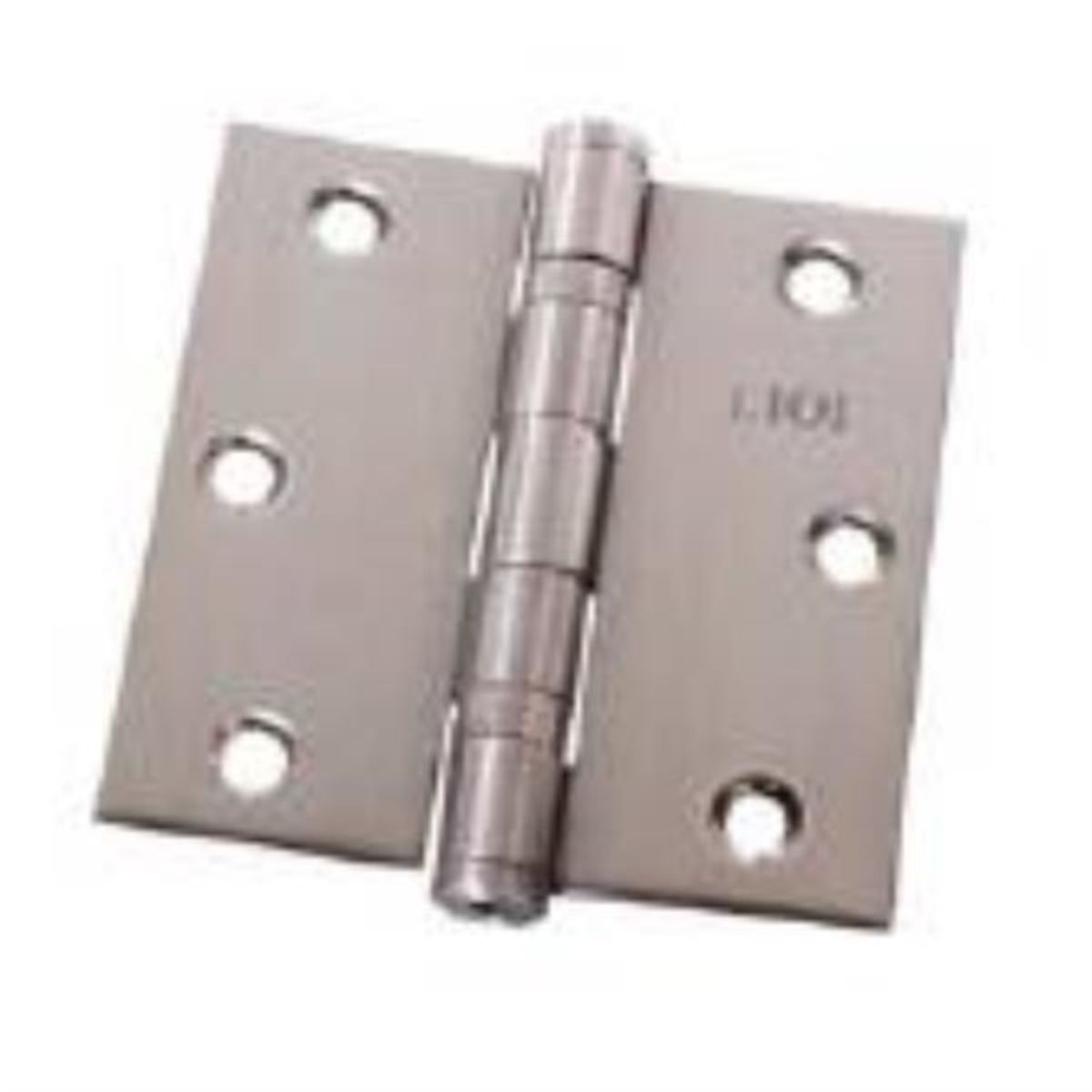 Bisagra para puerta L290 acero inoxidable 3,5x3,5" canto redondo, marca LIOI - Foto Principal