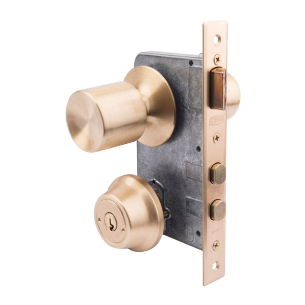 SCANAVINI - Cerradura embutida acceso bronce satinado 4180-BSL/BSF