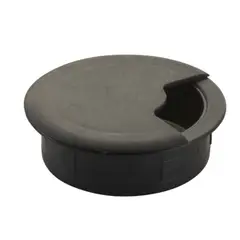 DVP - Pasacables computador negro 10uds