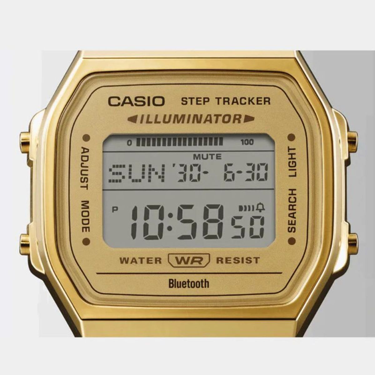 CASIO - Reloj Casio Vintage Unisex ABL-100WEG-9ADF Dorado