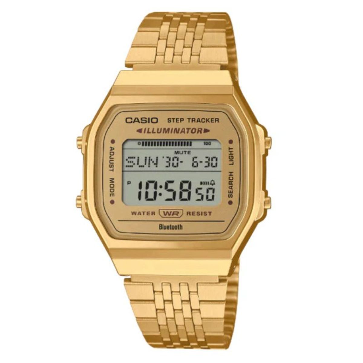 CASIO - Reloj Casio Vintage Unisex ABL-100WEG-9ADF Dorado