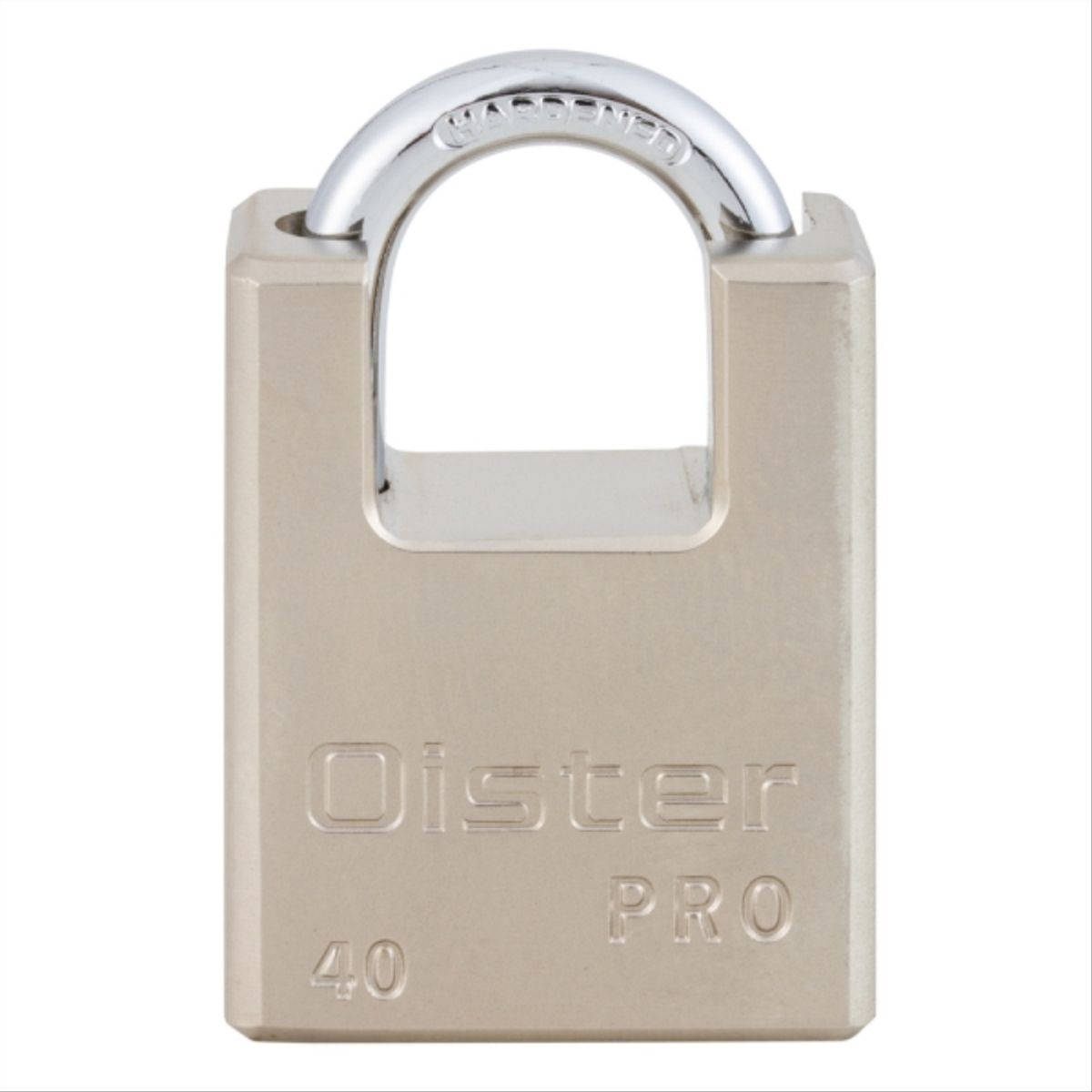 OISTER - Candado 40mm Niquel Con Hombro