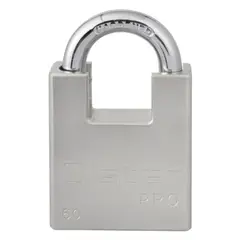 OISTER - Candado 60mm Niquel Con Hombro