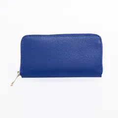 MAILEA - Billetera Con Cierre De Cuero Poroso