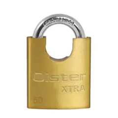 OISTER - Candado 50mm Fierro Bronceado Con Hombro