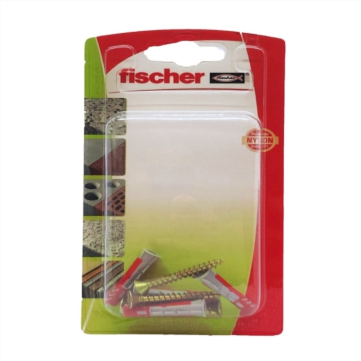 FISCHER - Tarugo Universal Duopower 10mm + Tornillo  6x60mm  4 unidades.