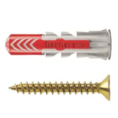 FISCHER - Tarugo Universal Duopower 10mm + Tornillo 6x60mm 10 unidades