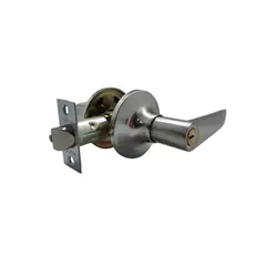 KUTZ - Cerradura manilla tubular dormitorio inox