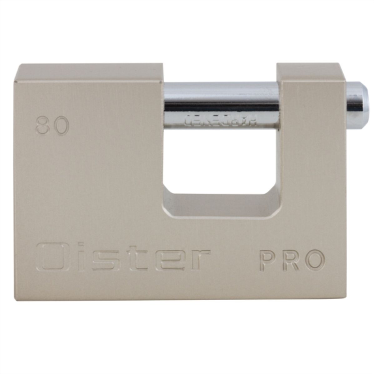 OISTER - Candado 80mm Niquel Cortina