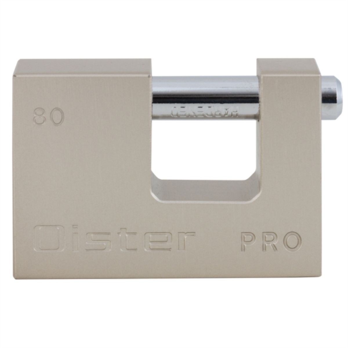 OISTER - Candado 80mm Niquel Cortina