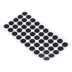 CASO E HIJOS - Tapa soberbio adhesivo negra 12mm 50uds