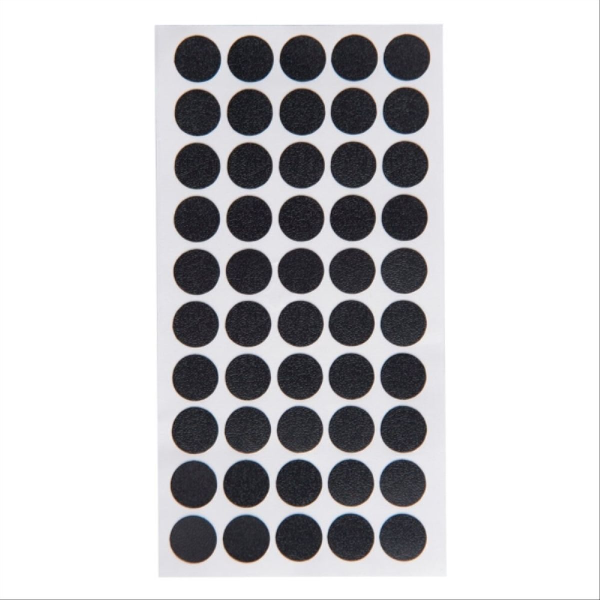 CASO E HIJOS - Tapa soberbio adhesivo negra 12mm 50uds