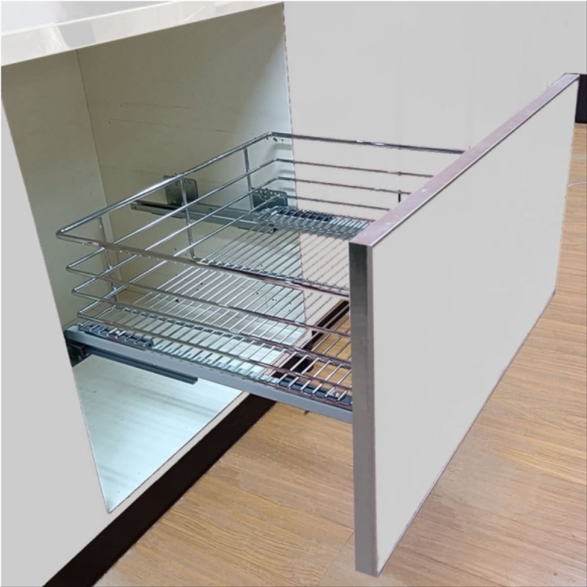 Cesta extraíble para muebles cierre suave ancho 40 cm, marca KUTZ - Foto Principal
