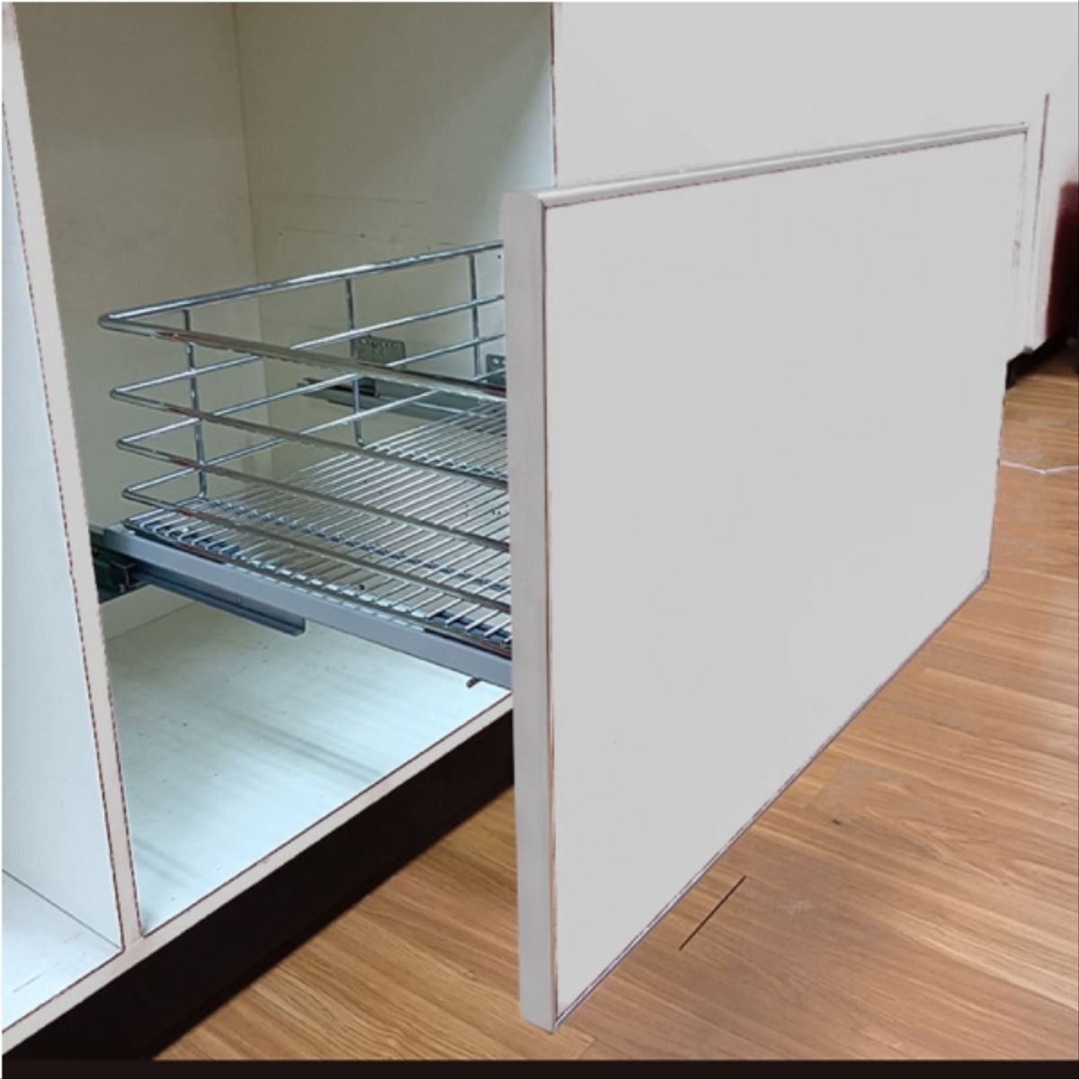 Cesta extraíble para muebles cierre suave ancho 40 cm, marca KUTZ - Foto 2