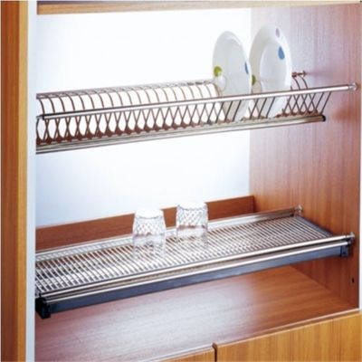 Imagen 2 del producto Escurreplatos con bandeja de acero inoxidable 90cm