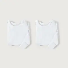 OPALINE - Bodys Unisex bebé Blanco 39781