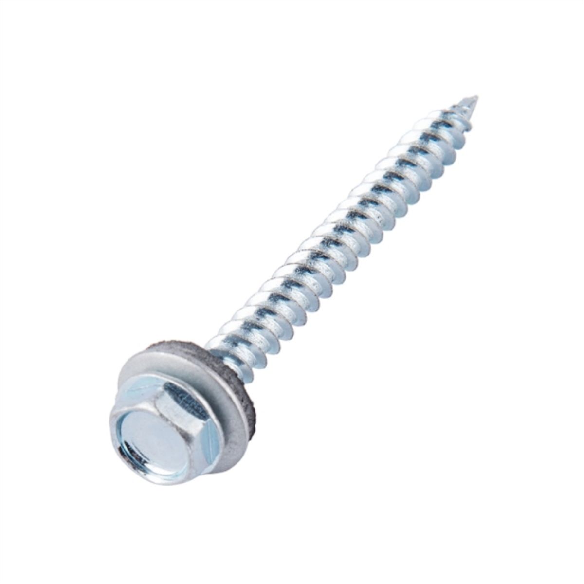 IMPORPER - Tornillo hexagonal punta labio 10-12x2 zinc 100un