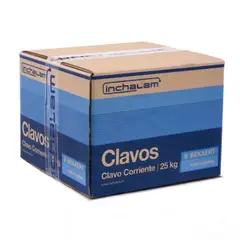 INCHALAM - Clavo corriente 3" caja 25kg