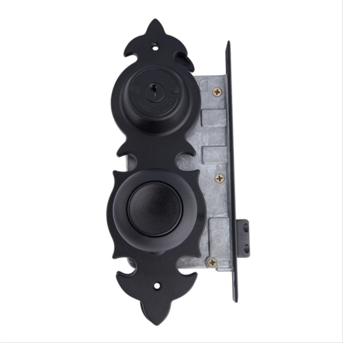 SCANAVINI - Cerradura embutida acceso negro colonial 6180-ZKL/ZKF