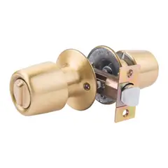 POLI - Cerradura pomo dormitorio/baño bronce satinado urbano 14102