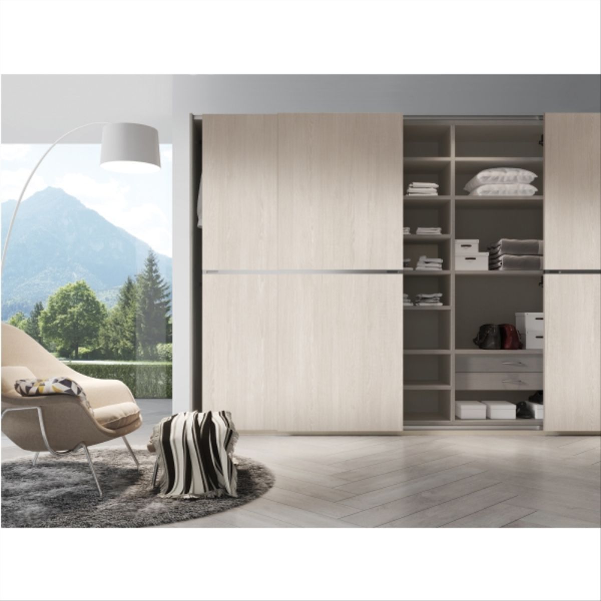 VESTO - Melamina zen softwood 18mm 1,83x2,50mt