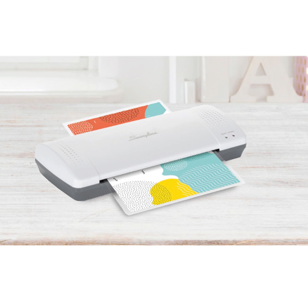 SWINGLINE - Plastificadora de Papel A4 Inspire Plus Blanca