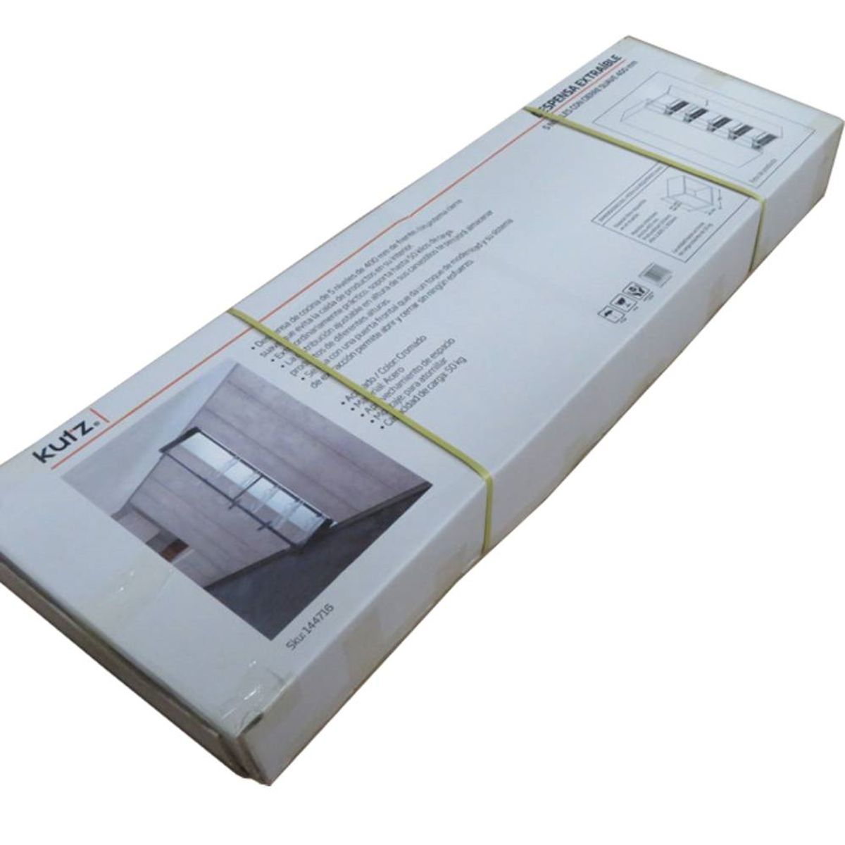 KUTZ - Despensa extraíble para muebles 5 niveles cierre suave 400 mm 50 kg