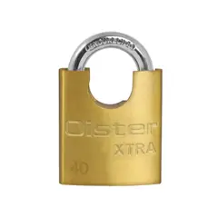 OISTER - Candado 40mm Fierro Bronceado Con Hombro