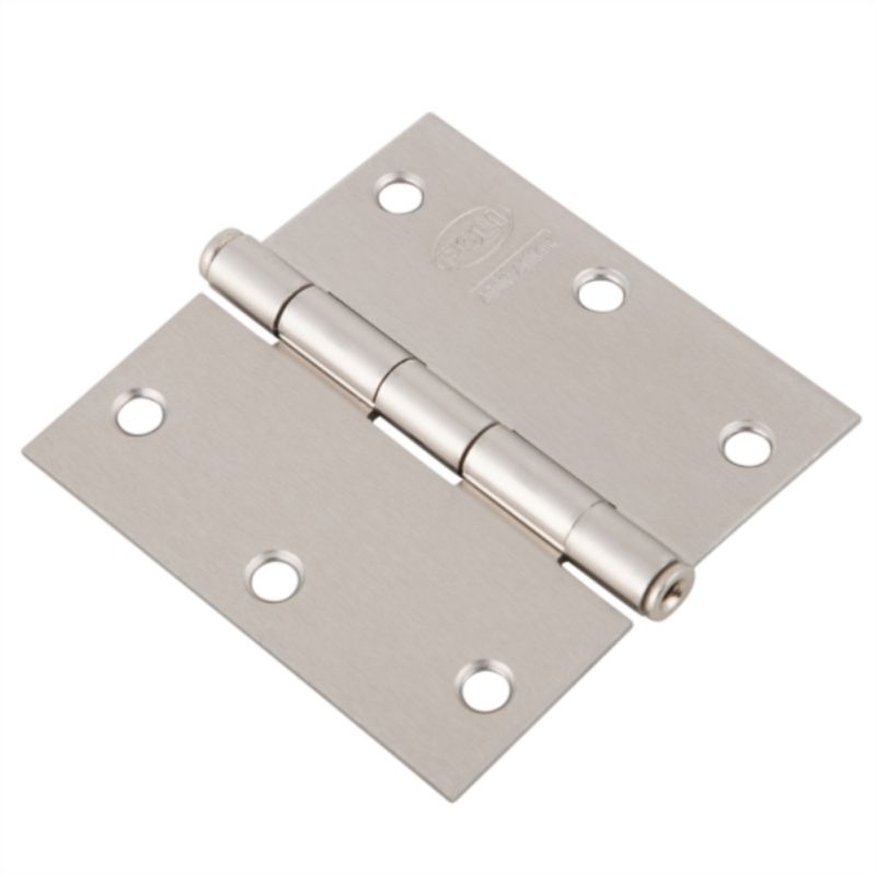 POLI - Bisagra poli 3.5x3.5 acero niquel satin 3un