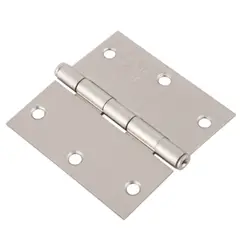 POLI - Bisagra 3.5x3.5 acero niquel satin 3un