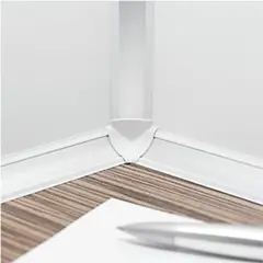 REHAU - Ángulo vertical Rauwalon Slim Inox