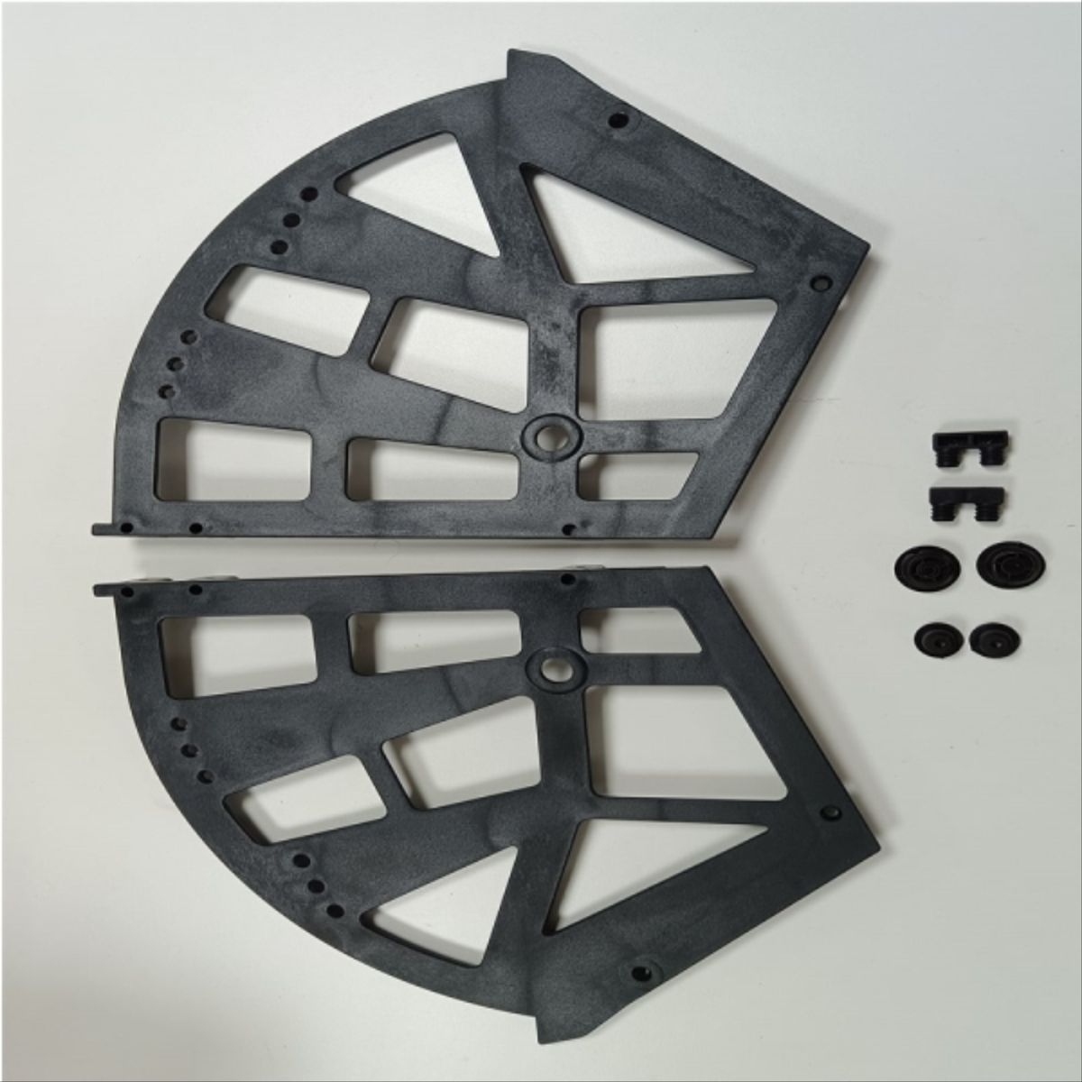 KUTZ - Set zapatero plástico 3 niveles color negro