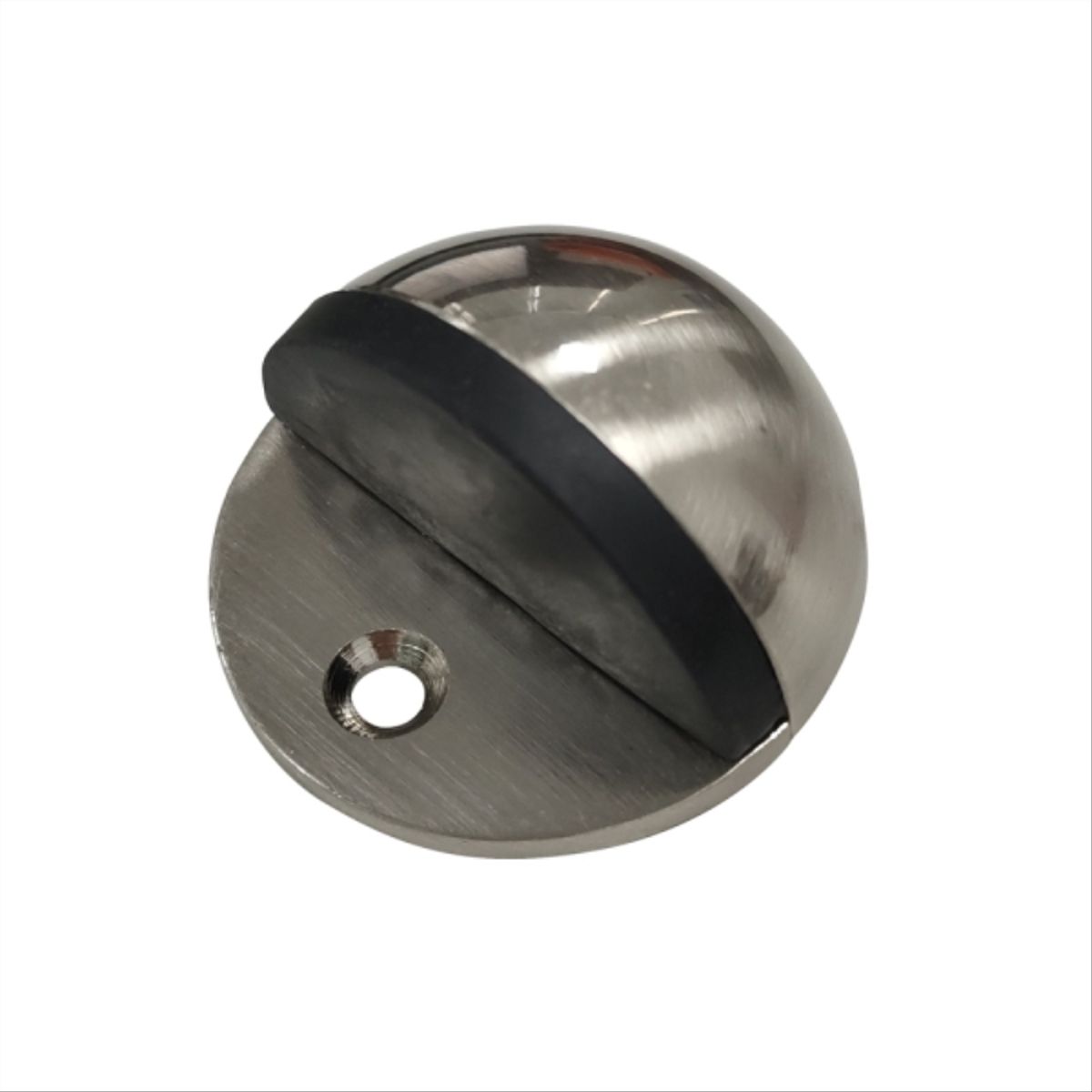 KUTZ - Tope de puerta media luna, niquel, con tornillos.