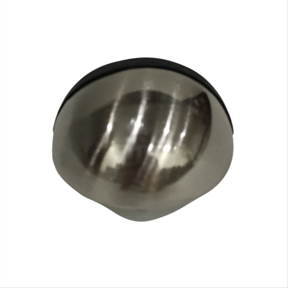 KUTZ - Tope de puerta media luna, niquel, con tornillos.