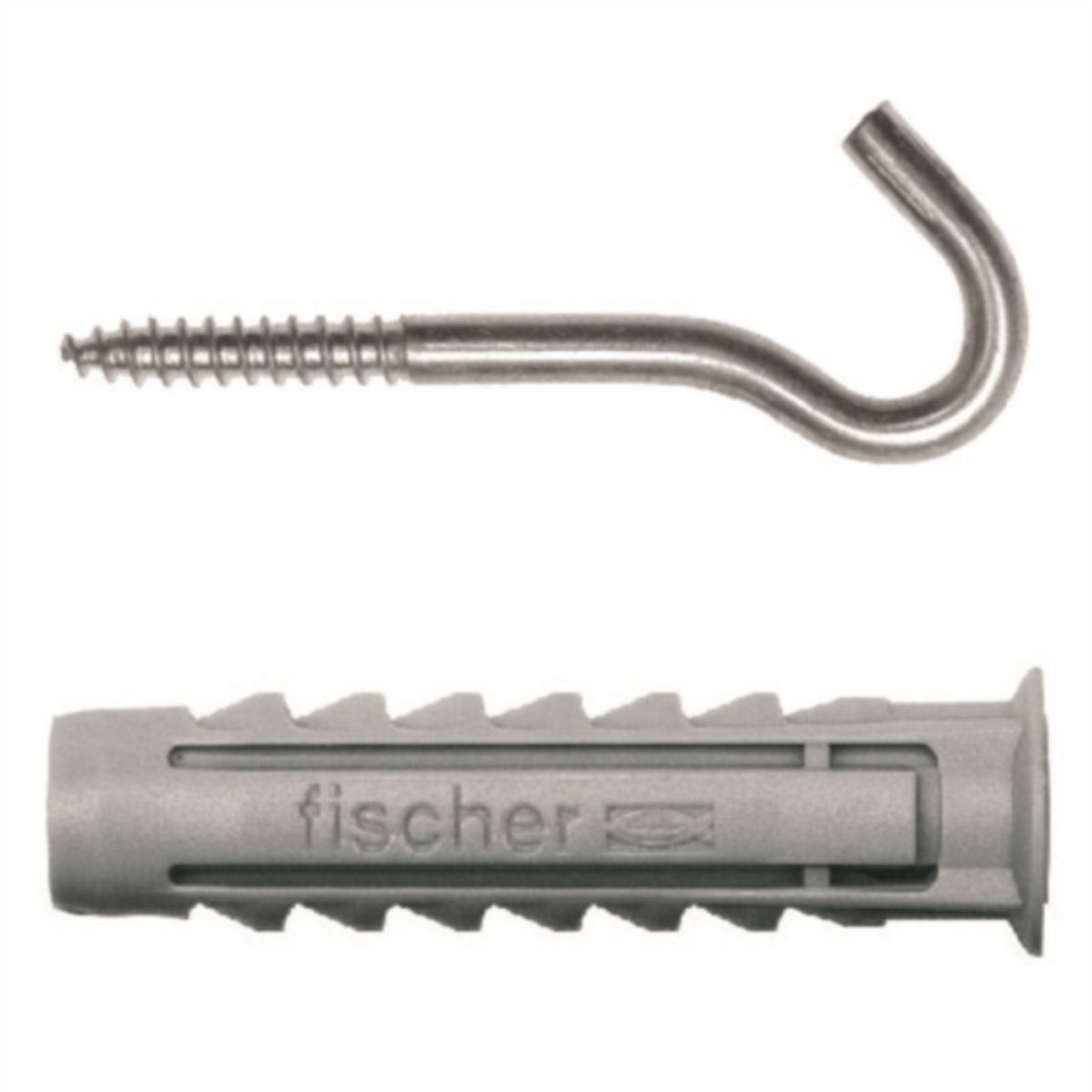 FISCHER - Tarugo Nylon SX5mm + Cancamo Abierta  5 unidades