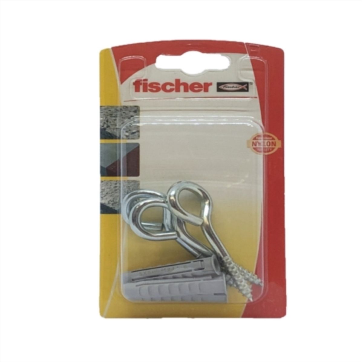 FISCHER - Tarugo Nylon SX5mm + Cancamo Abierta  5 unidades