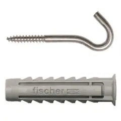 FISCHER - Tarugo Nylon SX6mm + Cancamo Abierta 3 unidades