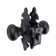 SCANAVINI - Cerradura pomo dormitorio/oficina negro colonial 6040-ZK