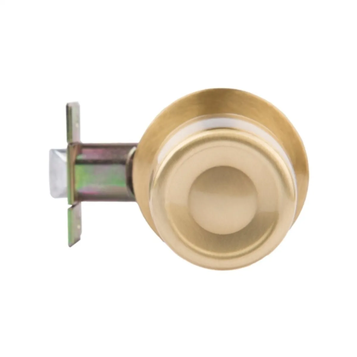 POLI - Cerradura pomo simple paso bronce satinado urbano 14002