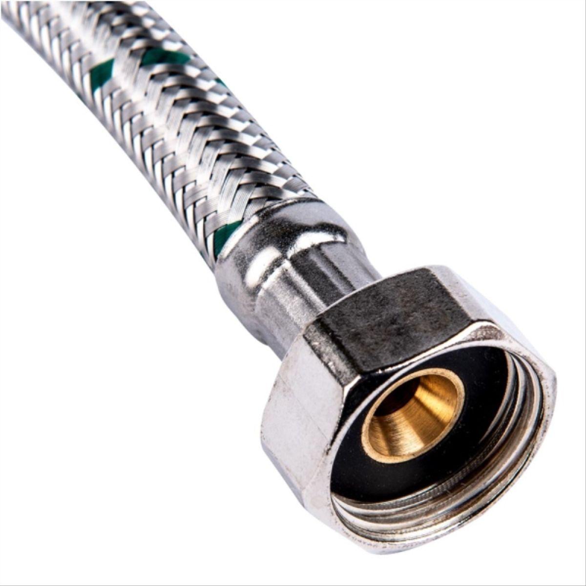 Flexible metalico agua HI HI 1/2" 35cm, marca STRETTO - Foto 2