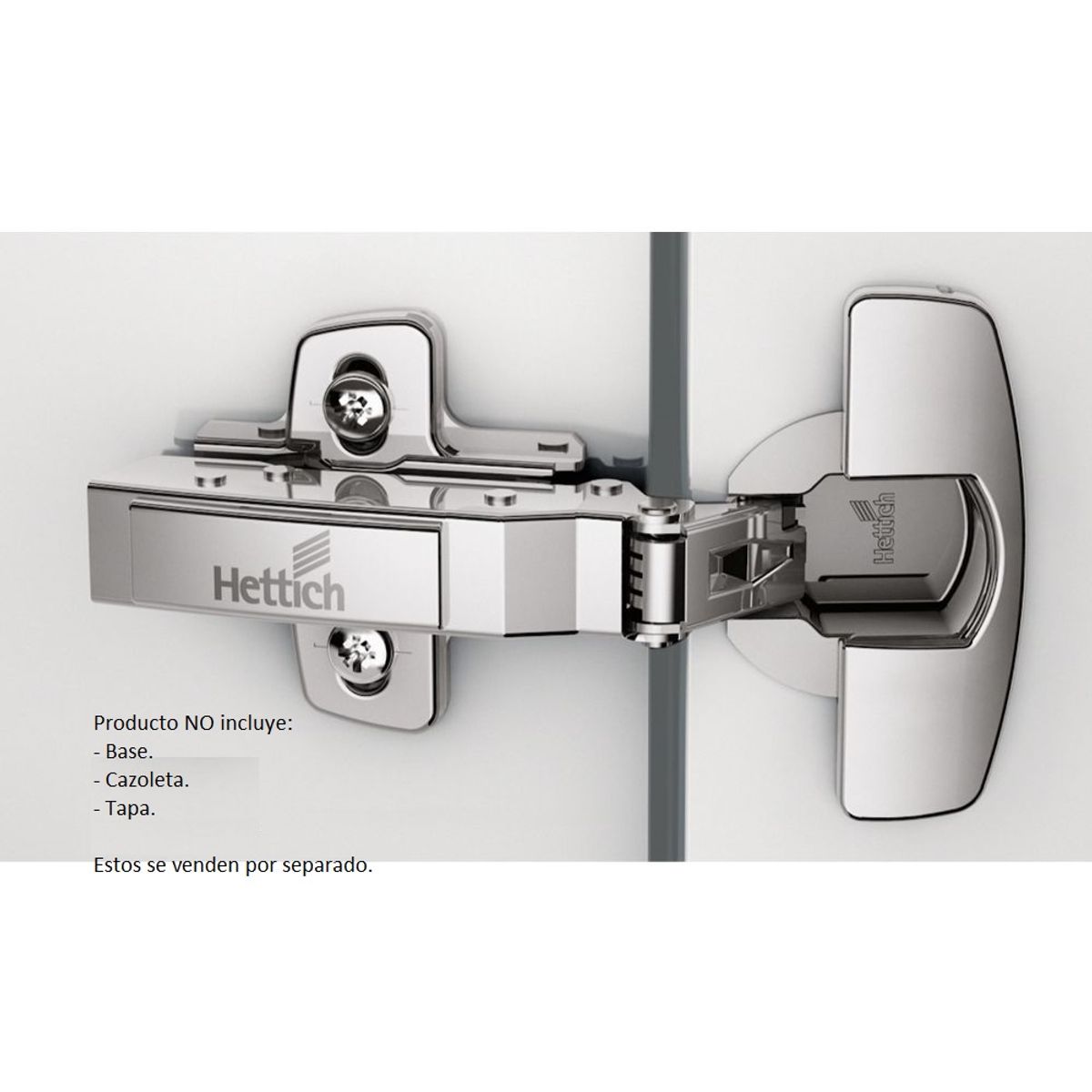 HETTICH - Htt Sensys Recta 110G Th53 Niquel P2O Cj 50Un