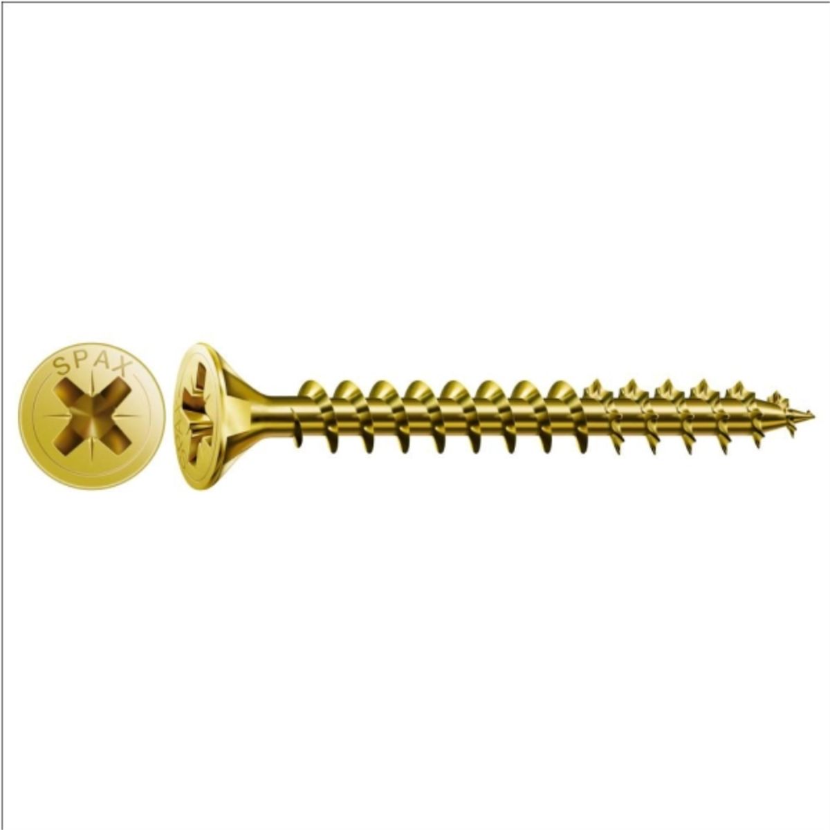 SPAX - Tornillo plana   pozi yellox 5x25 20unds