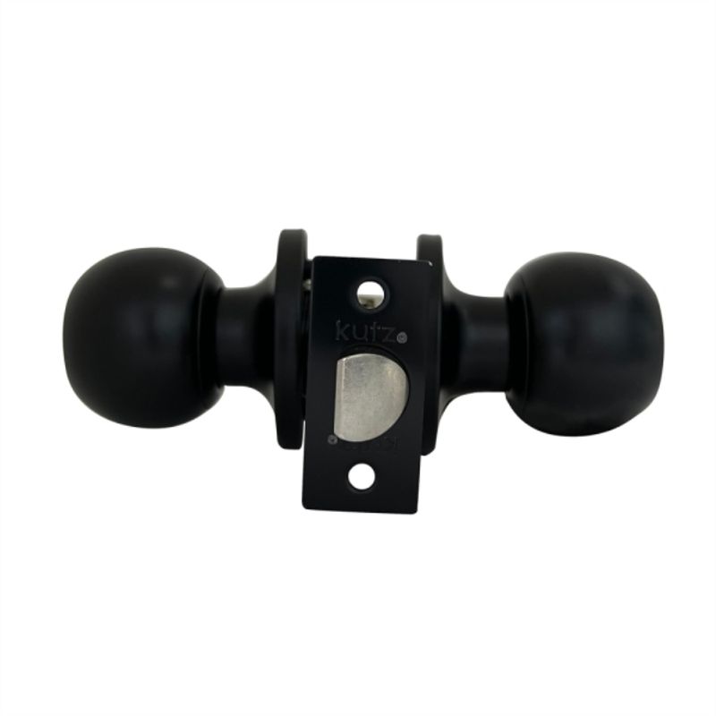 KUTZ - Cerradura pomo negra simple paso kutz