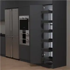 KUTZ - Despensa extraíble 6 cestos para muebles 450 mm antracita