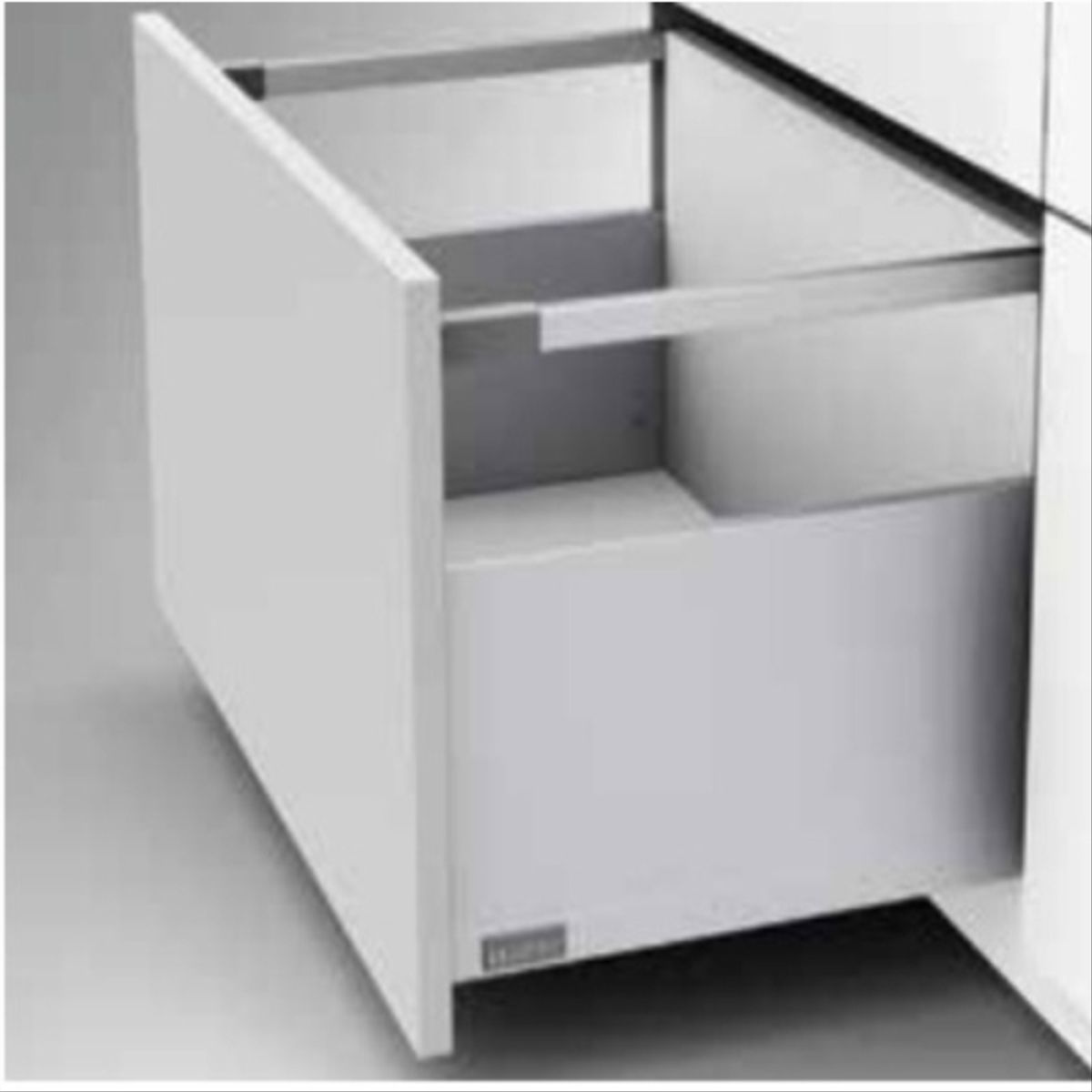 SAMET - Sistema cajon extraccion total smarflow alto 500mm antracita