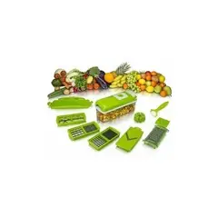 GENERICO - Picador De Verduras Frutas Rayador Aliments 5 En 1