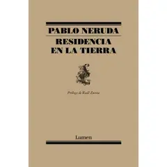 LUMEN - Libro Residencia en la tierra - Pablo Neruda