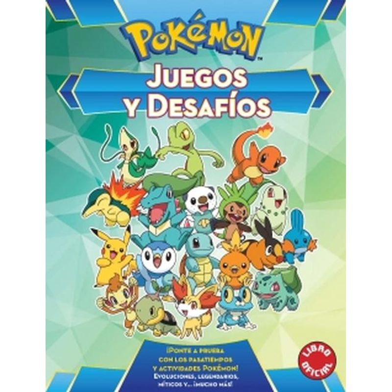MONTENA - Libro Juegos y desafíos - Pokemon Pokemon