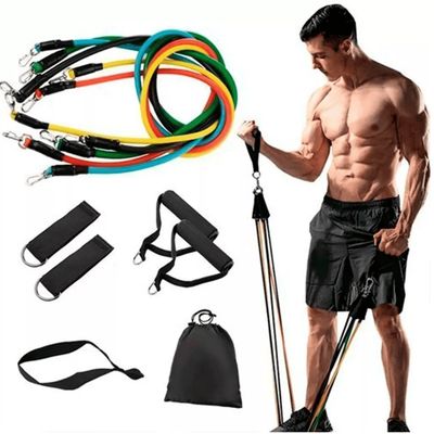 Imagen 2 del producto Set De 11 Piezas Bandas De Resistencia Tubulares, Fitness